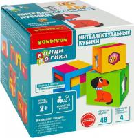 Развивающая игра Bondibon Интеллектуальные кубики ВВ6247