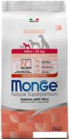 Сухой корм для собак Monge Dog Speciality Line Monoprotein Mini лосось с рисом 2.5 кг