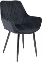 Стул AksHome Pablo (черный велюр HLR-66/черный)