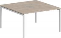 Стол Norden 120x143.8x75 SG.244.OL.44.WH (белый/дуб светлый)