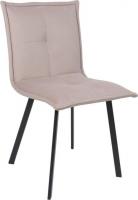 Стул AksHome Рубик U (Velutto 08 серо-бежевый велюр/черный)