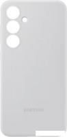 Чехол для телефона Samsung Silicone Case Galaxy S24 FE (серый)