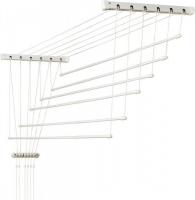Сушилка для белья Comfort Alumin Потолочная 6 прутьев 170 см стальная (с металлическим креплением)