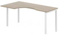 Стол Norden 140x90x75 SG.231.OD.44.WH.L (белый/дуб темный)