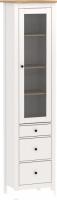 Шкаф-витрина Mio Tesoro Сага 50 2.08.07.120.14 (белый/ясень)