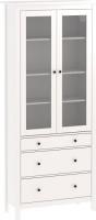 Шкаф-витрина Mio Tesoro Сага 2.08.07.130.1 (белый)