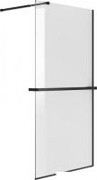 Душевая стенка Niagara NG-670-80ВLACK 80x195 (черный матовый/прозрачное стекло)