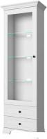 Шкаф-витрина Anrex Tiffany 1V2S (белый)