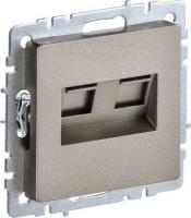 Розетка компьютерная IEK Brite BR-K20-1-K37