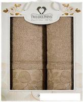 Набор полотенец Two Dolphins Penza 11800 (2 шт, серый/коричневый)