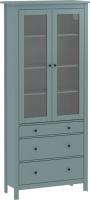 Шкаф-витрина Mio Tesoro Сага 90 2.08.07.130.6 (темно-бирюзовый)