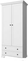 Шкаф распашной Anrex Tiffany 2DG2S (белый)