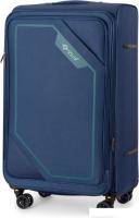 Чемодан-спиннер Solier STL2240 (L, синий/зеленый)