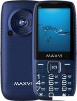 Кнопочный телефон Maxvi B32 (синий)
