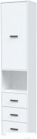 Шкаф-пенал Интерлиния Skill-24 (1) (белый/белый)