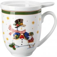 Сервиз Hutschenreuther Happy Wintertime 02488-727470-28685 (с подставкой и ситечком)