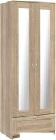 Шкаф распашной Mio Tesoro Сириус 2-х створчатый 1 ящик 2.02.01.500.3 (дуб сонома)