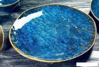 Набор десертных тарелок Lenardi Aquamarine 133-296