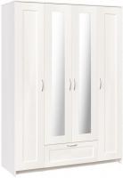Шкаф распашной Mio Tesoro Сириус 4-х створчатый 1 ящик 2.02.01.520.1 (белый)