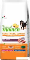 Сухой корм для собак Trainer Natural Sensitive No Gluten Medium&Maxi Adult с уткой 12 кг
