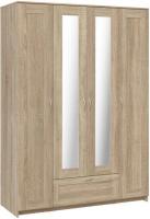 Шкаф распашной Mio Tesoro Сириус 4-х створчатый 1 ящик 2.02.01.520.3 (дуб сонома)