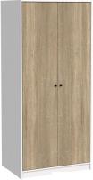 Шкаф распашной Mio Tesoro Мини 2 двери 2.07.01.030.11 (белый/сонома)