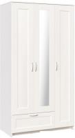 Шкаф распашной Mio Tesoro Сириус 3-х створчатый 1 ящик 2.02.01.510.1 (белый)