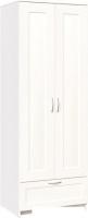 Шкаф распашной Mio Tesoro Сириус 2-х створчатый 1 ящик 2.02.01.470.1 (белый)