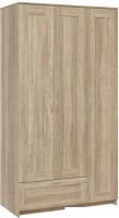 Шкаф распашной Mio Tesoro Сириус 3-х створчатый 1 ящик 2.02.01.480.3 (дуб сонома)