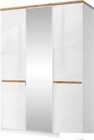 Шкаф распашной Anrex Taurus 3DG HZ (белый/дуб вотан)