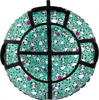 Тюбинг Hubster SnowDream Glamour S Панда 100см во8679-3 (бирюзовый)