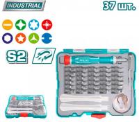 Набор отвертка с битами Total TACSD30376 (37 предметов)