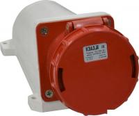 Розетка для электроплиты КЭАЗ 135 63А 6h 380AC 3P+PE+N IP67 241221