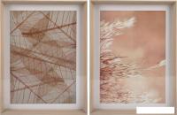 Модульная картина Вещицы Невесомость Sof-08 (2шт, бежевый)