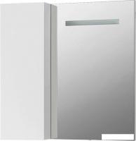 Belux Шкаф с зеркалом Токио В 80 Ш (1, белый глянцевый, левый)