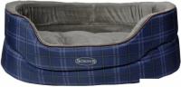 Лежак Scruffs Balmoral овальный 56 см (синий)