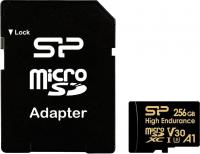 Карта памяти Silicon-Power Golden Series High Endurance microSDXC SP256GBSTXDV3V1HSP 256GB (с адапте