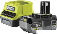 Аккумулятор с зарядным устройством Ryobi RC18120-140X 5133005091 (18В/4 Ah + 18В)