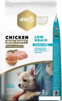 Сухой корм для собак Amity Super Premium для щенков с курицей 2 кг