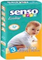 Подгузники Senso Baby Ecoline Midi 3 (44 шт)