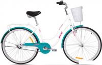 Велосипед AIST Avenue 26 2024 (белый/бирюзовый)