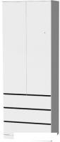 Шкаф распашной Mebelain Варма Stor 80 (белый)