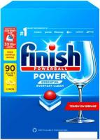 Таблетки для посудомоечной машины Finish All in 1 Powerball Power Essential лимон (90 шт)