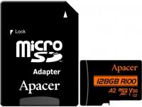 Карта памяти Apacer microSDXC AP128GMCSX10U8-R 128GB (с адаптером)