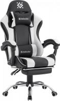 Игровое (геймерское) кресло Defender Tios (черный/белый)