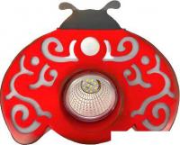 Садовый светильник-фигура Чудесный Сад Божья Коровка (красный)