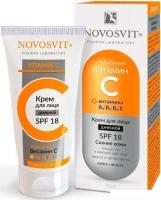 Novosvit Крем для лица С SPF 18 Стабильный витамин С 50 мл
