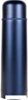 Термос Relaxika 101 1л (темно-синий/без логотипа)