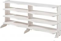 Полка для обуви Диприз Твист №3 20 мест Д.3118.2 (белый воск)