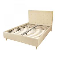 Кровать Мирабелла Валенсия 16 Велюр (кремовый)